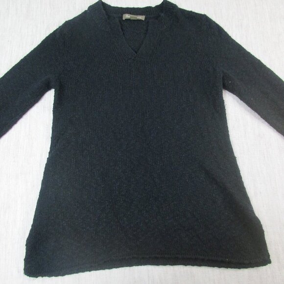 Tommy Bahama Sweater Women's Small Black Knitted Casual 3/4‎ Sleeve Pullover. - Picture 4 of 13